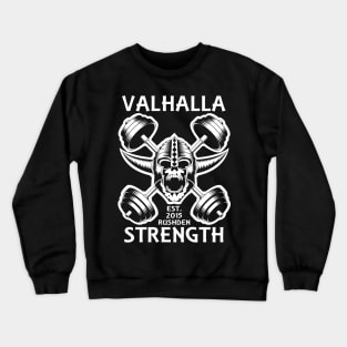 valhalla logo est 2015 Crewneck Sweatshirt